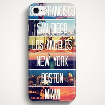 San Francisko, Boston, Miami, San Diego, York Case..