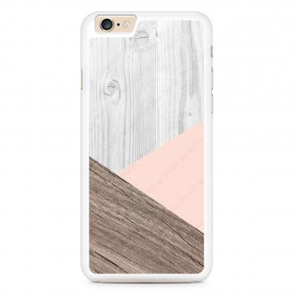 Geometric Wood Texture Design Case For Iphone 4 4s..