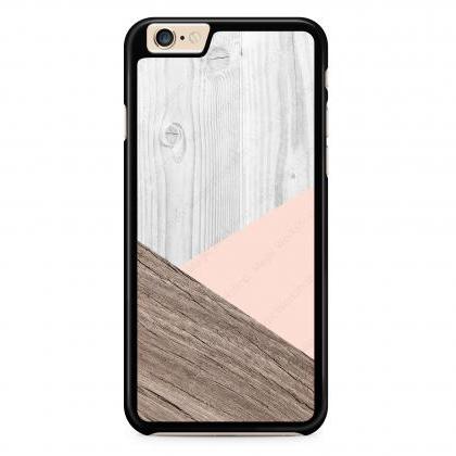 Geometric Wood Texture Design Case For Iphone 4 4s..