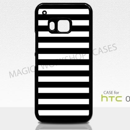 Htc One M8 M9 Case, Black Stripes