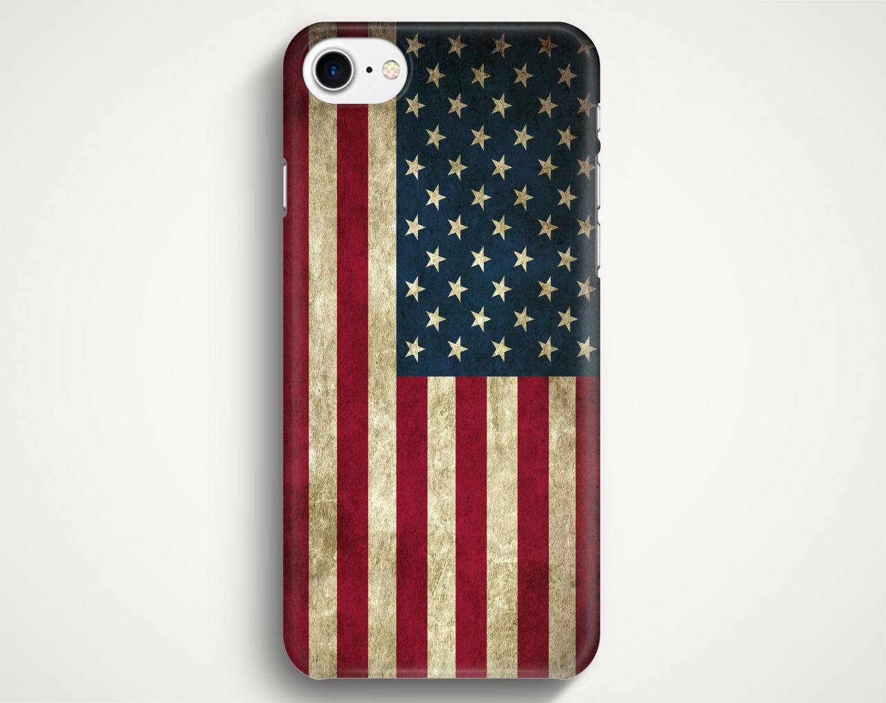 Flag Of Usa Case For Iphone 7 Iphone 7 Plus Samsung Galaxy S8 Galaxy S7 Galaxy A3 Galaxy A5 Galaxy A7 Lg G6 Lg G5 Htc 10