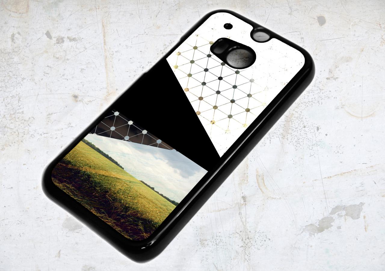 Htc One (m8) Abstract Collage Pattern Case