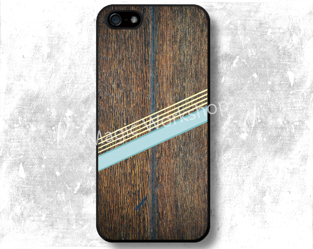 Iphone 4 4s 5 5s 5c 6 6 Plus Case, Iphone 4 4s 5 5s 5c 6 6 Plus Cover, Stripes On Wood Texture