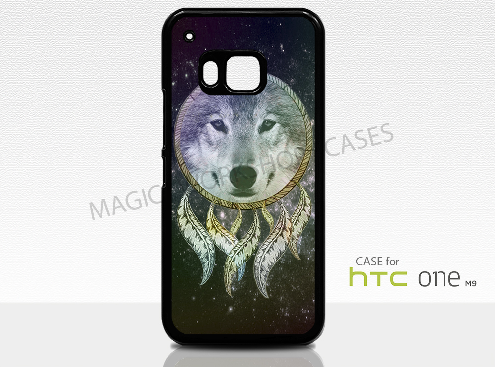 Htc One M8 M9 Case, Dreamcatcher Wolf